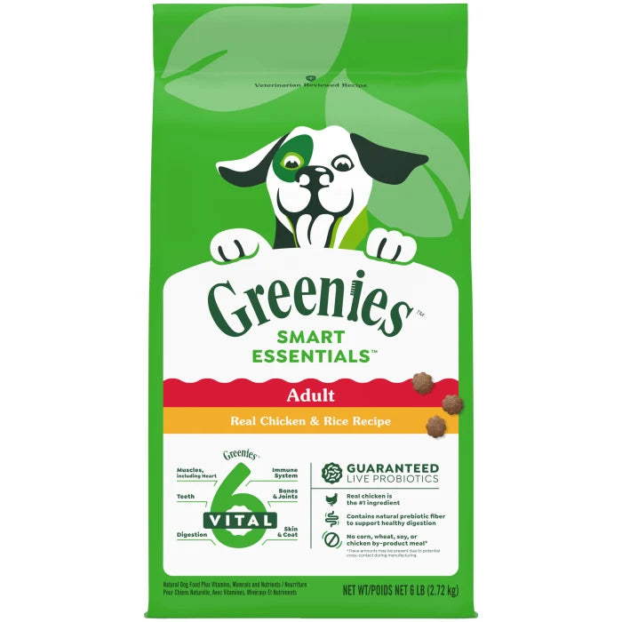 Greenies Smart Essentials Adult High Protein Dry Dog Food Real Chicken