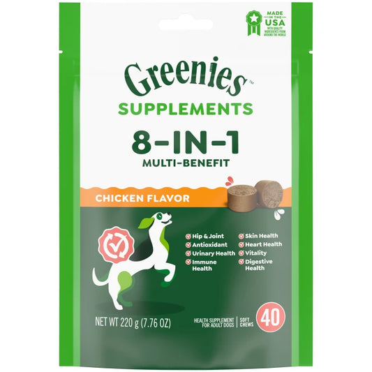 GREENIES 8-in-1 Multi-Benefit Supplements