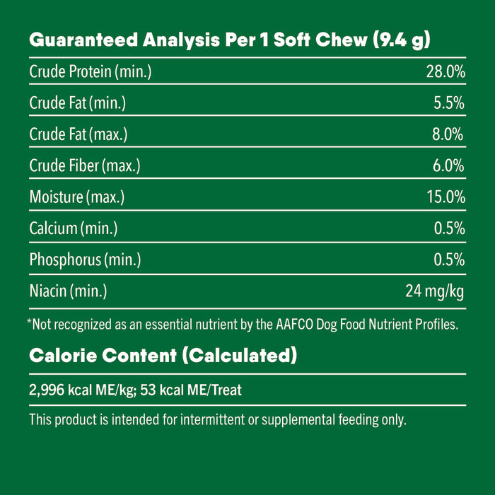 [Greenies][][Nutrition Grid/Guaranteed Analysis Image]