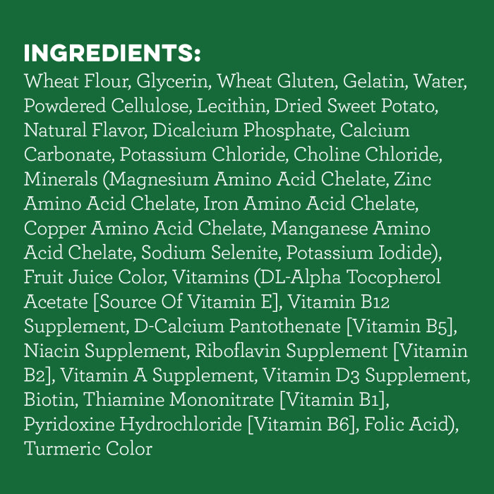 [Greenies][][Ingredients Image]