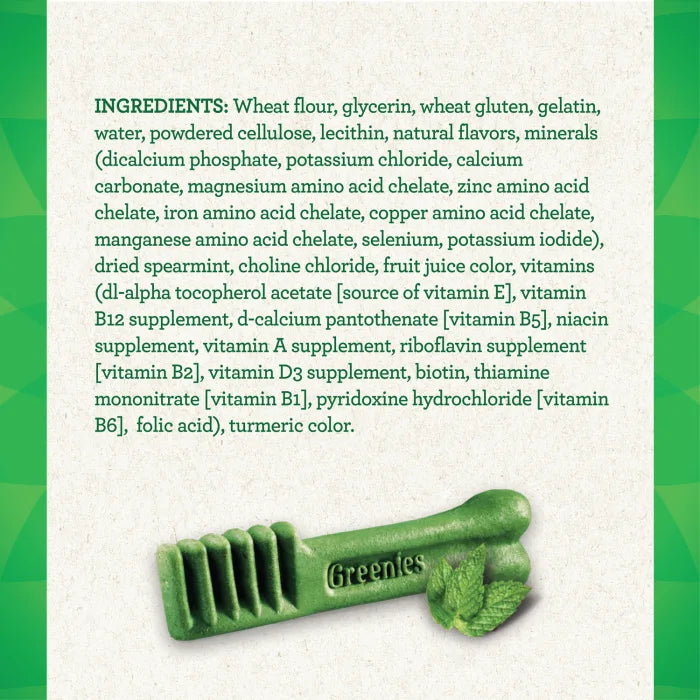 [Greenies][][Ingredients Image]