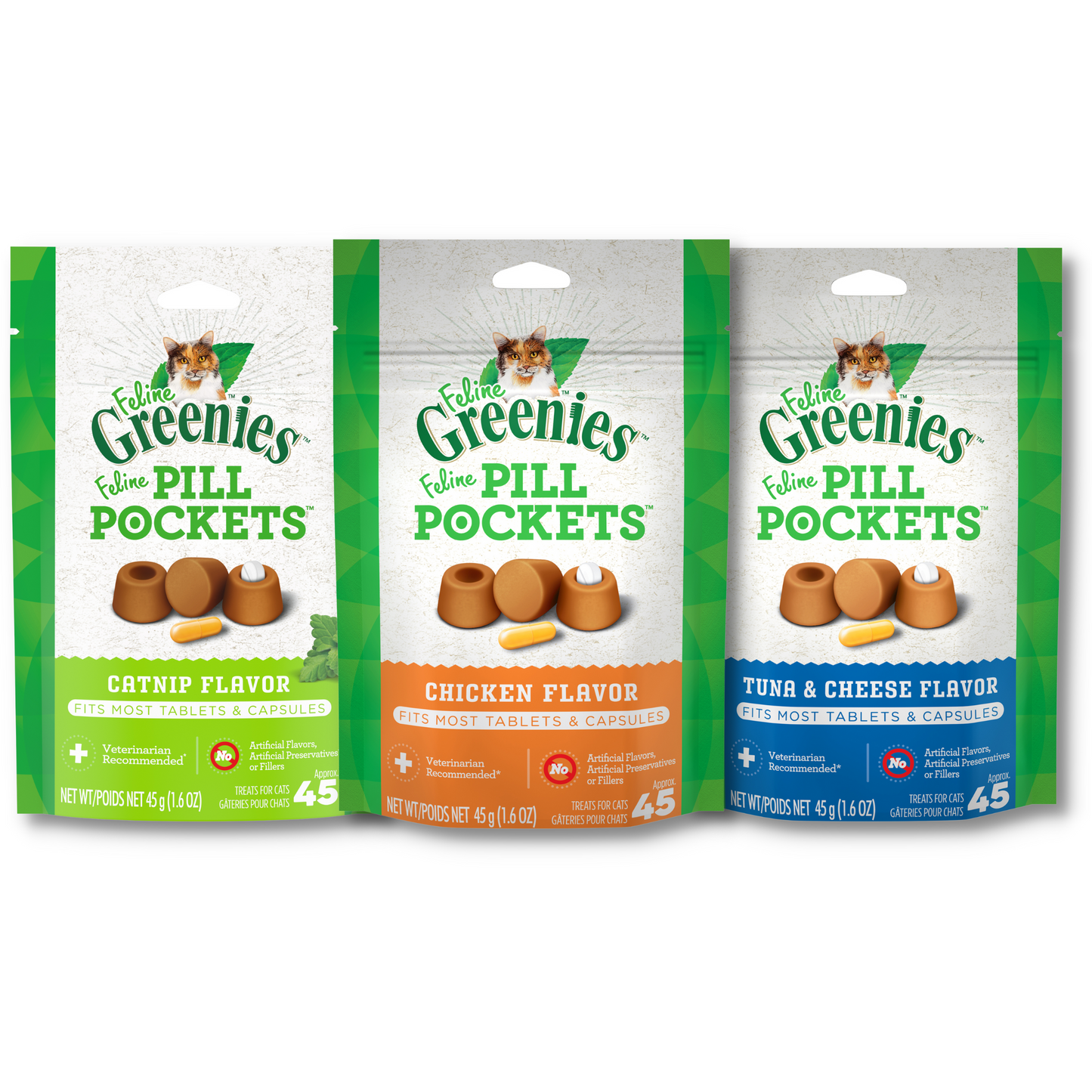 Feline Greenies Pill Pocket Variety Pack