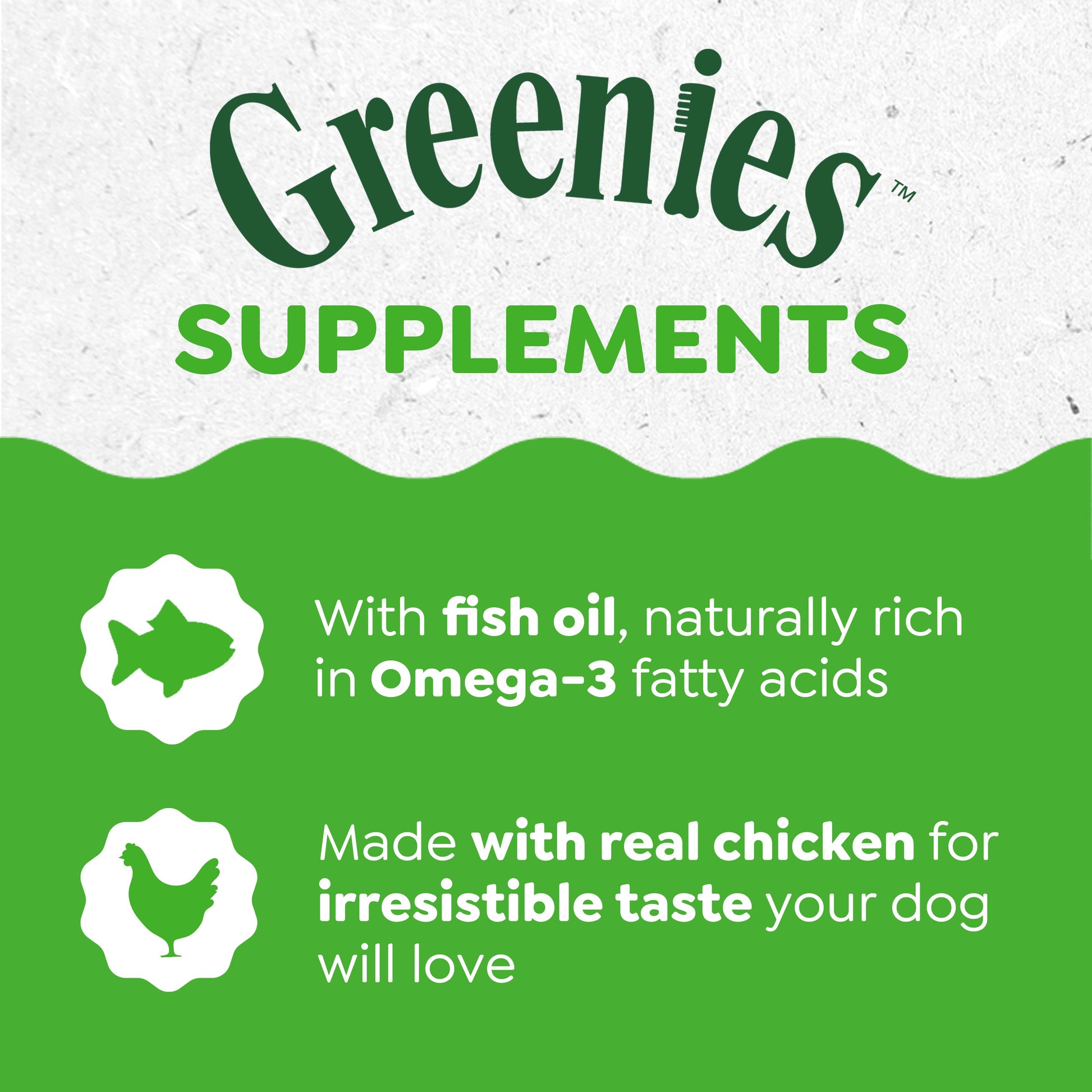 Greenies skin and coat supplements